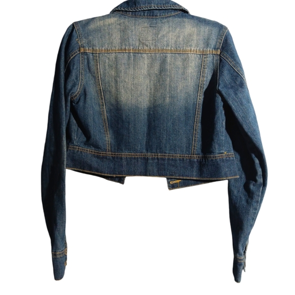 Highway Jeans Dark Blue Kids JEAN JACKET SZ Medium - Picture 3 of 10